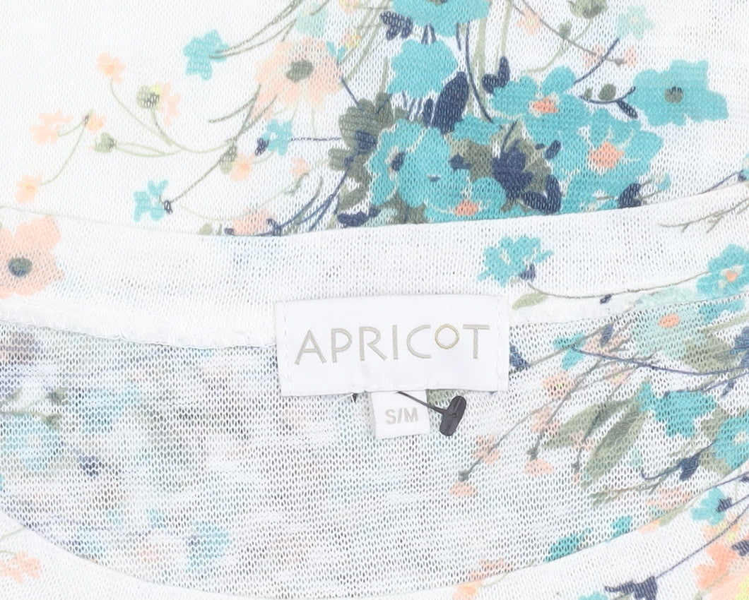 Apricot Womens Multicoloured Floral T-Shirt S Short Sleeve