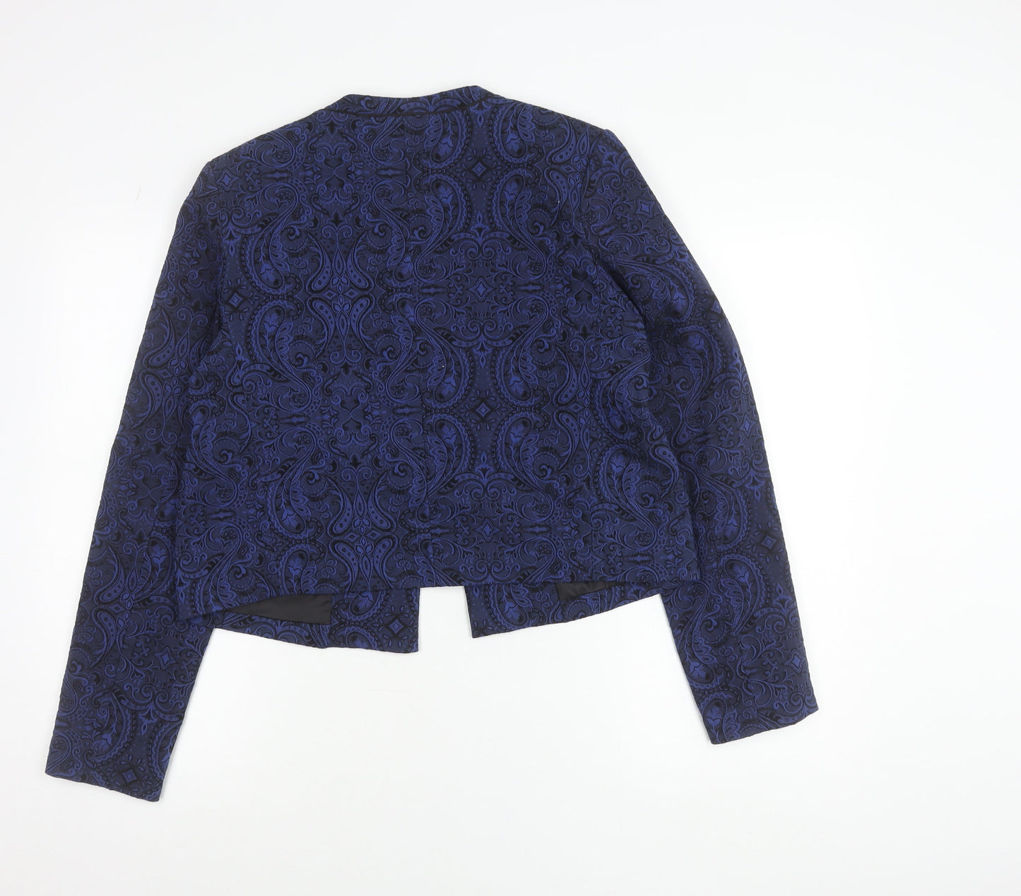 Atmosphere Women’s Blue Paisley Jacquard Suit Jacket Size 16