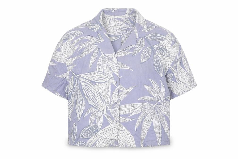 Tu Women’s Purple Floral Pyjama Shirt Top Size 12 Viscose