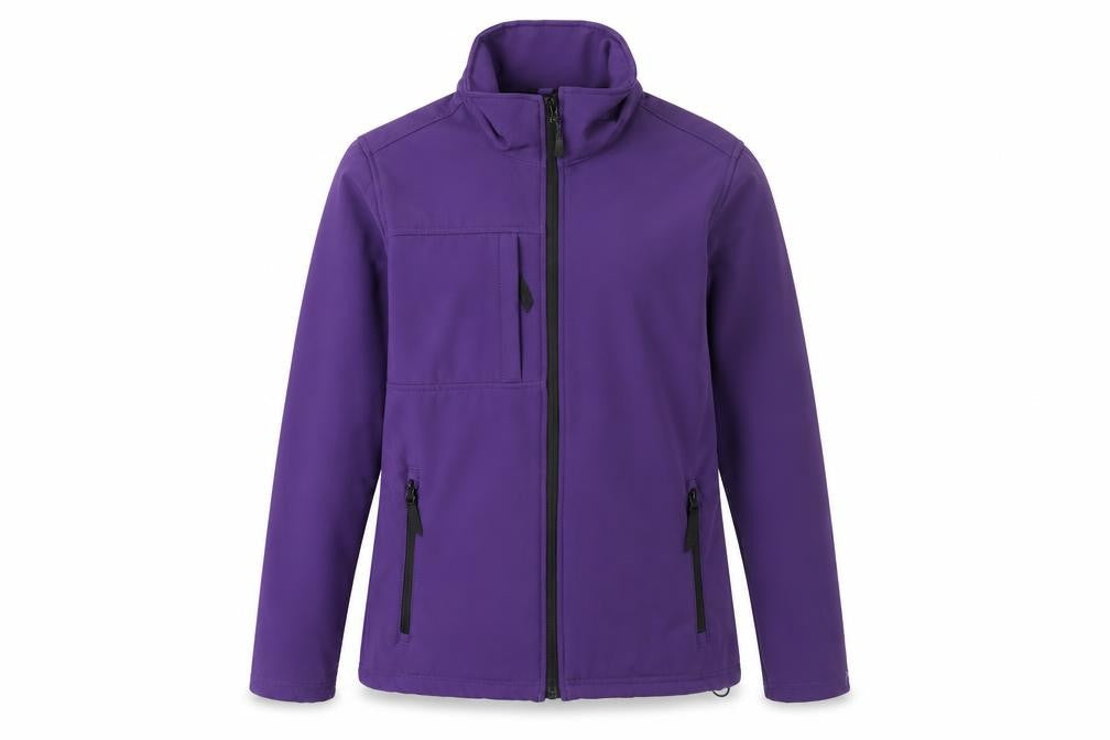 Regatta Women’s Purple Softshell Jacket UK 12 Full Zip Windproof