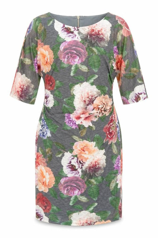 Phase Eight Womens Multicoloured Floral Sheath Dress Size 16