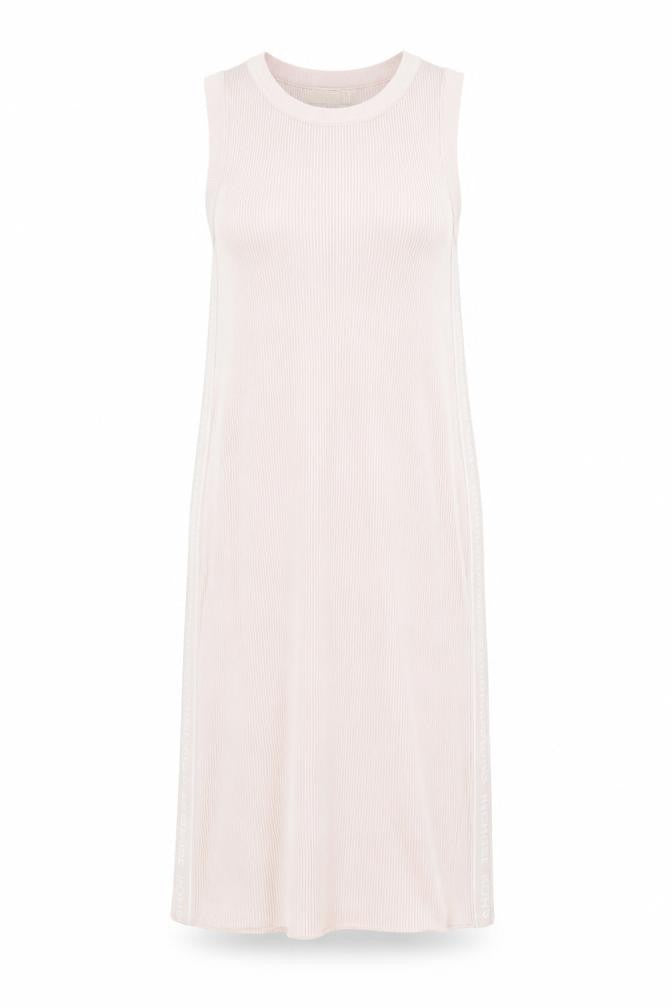 Michael Kors Womens Pink XL Tank Dress Sleeveless Logo Casual