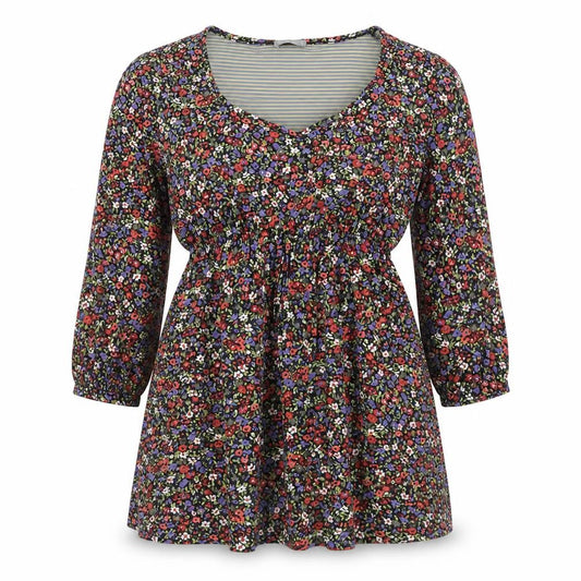 Marks and Spencer Women’s Multicoloured Floral Tunic Blouse Size 12