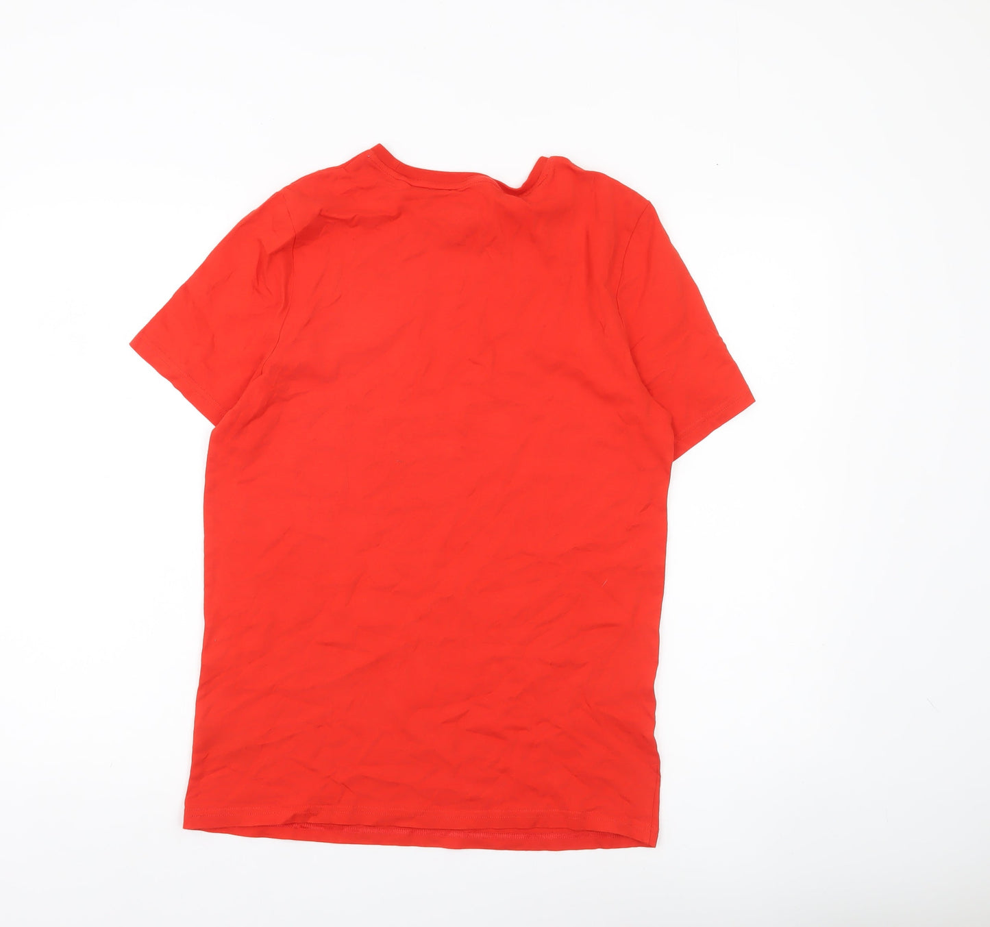 England FA Boys Red Cotton Football T-Shirt 13-14 Years Short Sleeve