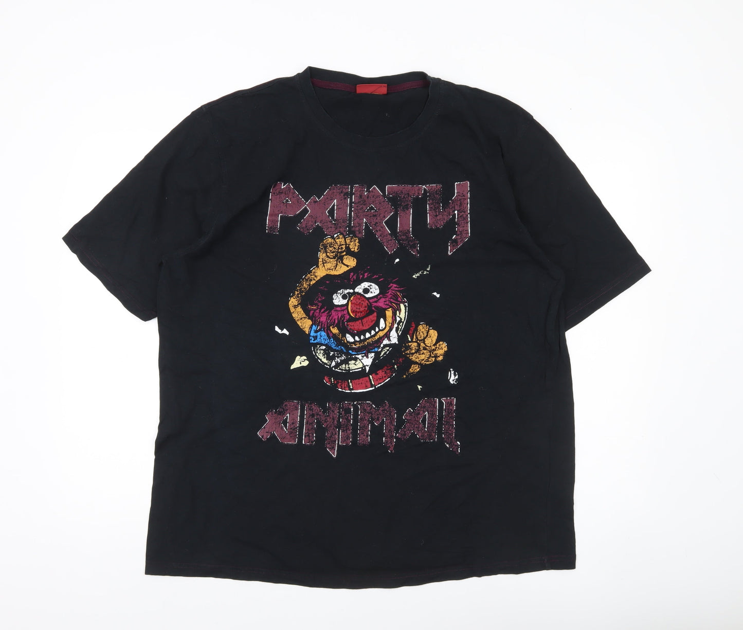 Disney at George Women’s Black Animal Party T-Shirt XL