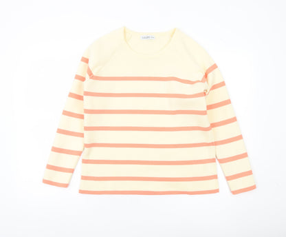 Additional front view of Gallery Women’s Multicoloured Striped jumper UK S
