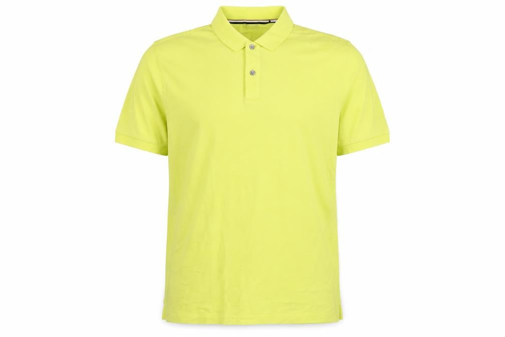 BOSS Men's Yellow XL Polo Shirt Cotton Short Sleeve Logo