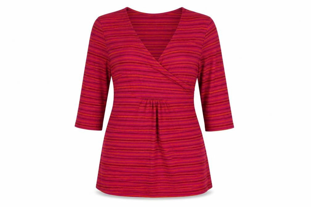 H&M Mama Womens Maternity Striped Wrap Blouse Size 12 Multicoloured