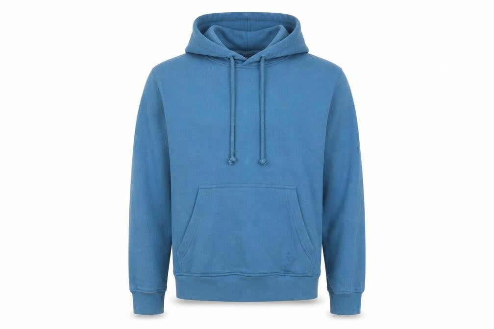 Dunnes Men's Blue Pullover Hoodie Size S Relaxed Fit
