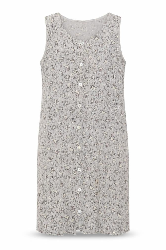 Jeffrey Rogers Women’s Grey Floral Shift Dress Size 12 Sleeveless