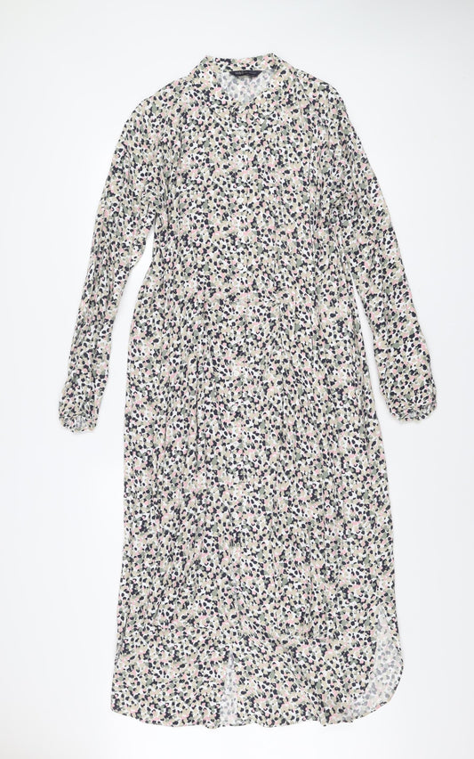 Marks and Spencer Women’s Multicoloured Midi Shirt Dress Size 10