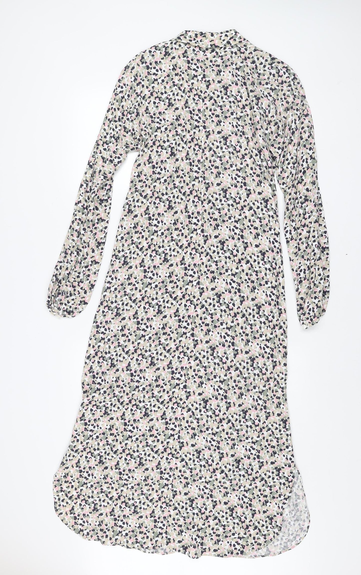 Marks and Spencer Women’s Multicoloured Midi Shirt Dress Size 10