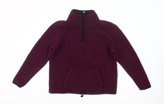 Victoria's Secret PINK Womens Purple XS Fleece Pullover Sweatshirt