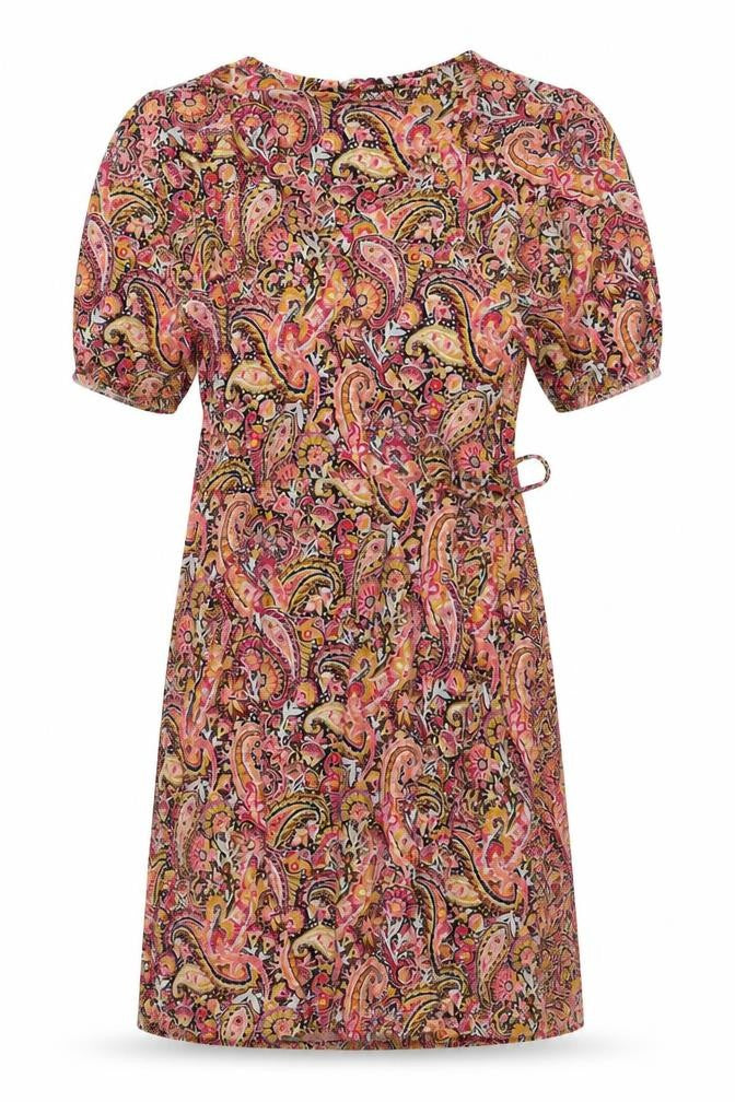 Next Womens Multicoloured Paisley Wrap Dress Size 6