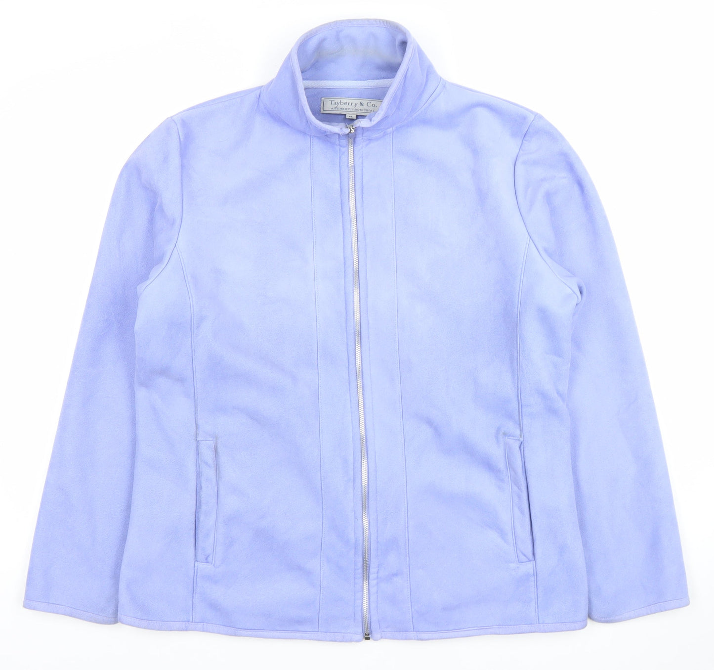 Tayberry & Co. Women's Blue Fleece Full Zip Jacket Size XL