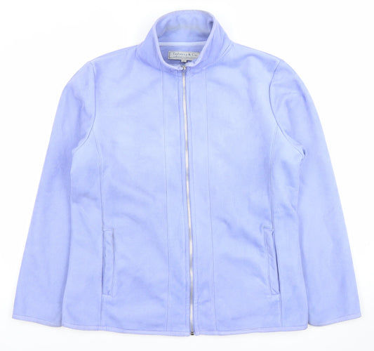 Tayberry & Co. Women's Blue Fleece Full Zip Jacket Size XL