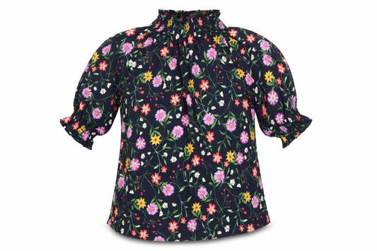 Pebble Bay Womens Multicoloured Floral Blouse Size 12 Tunic Top