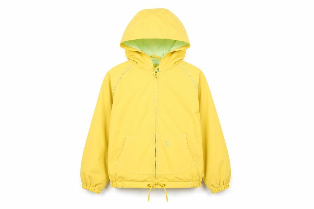 Track & Field Boys Yellow Windbreaker Jacket Hooded 9 Years