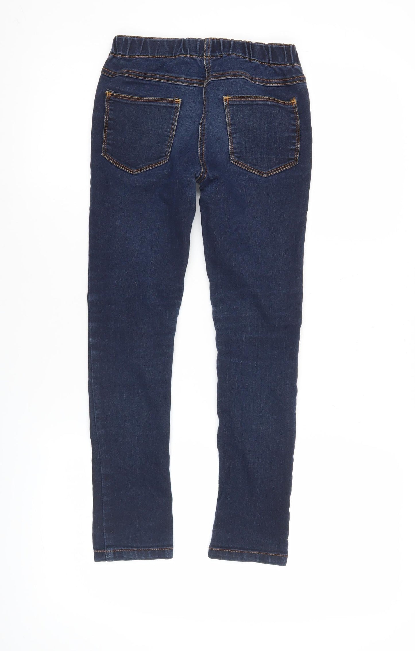 Next Girls Blue Skinny Jeans Age 9 Years Slim Fit Stretch Denim Pockets