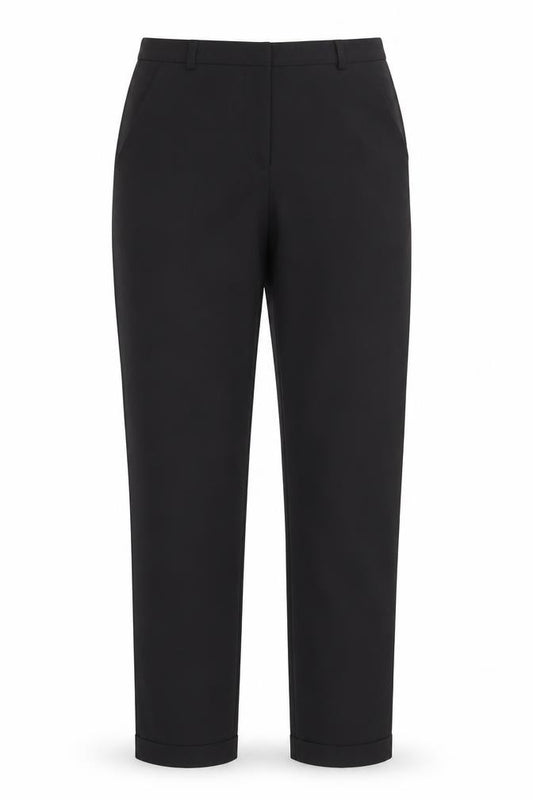 ASOS Women’s Black Size 8 Workwear Flat Front Straight Trousers