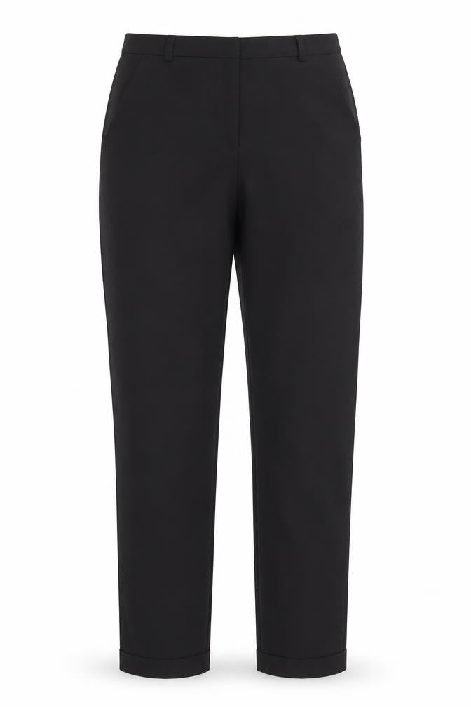 ASOS Women’s Black Size 8 Workwear Flat Front Straight Trousers
