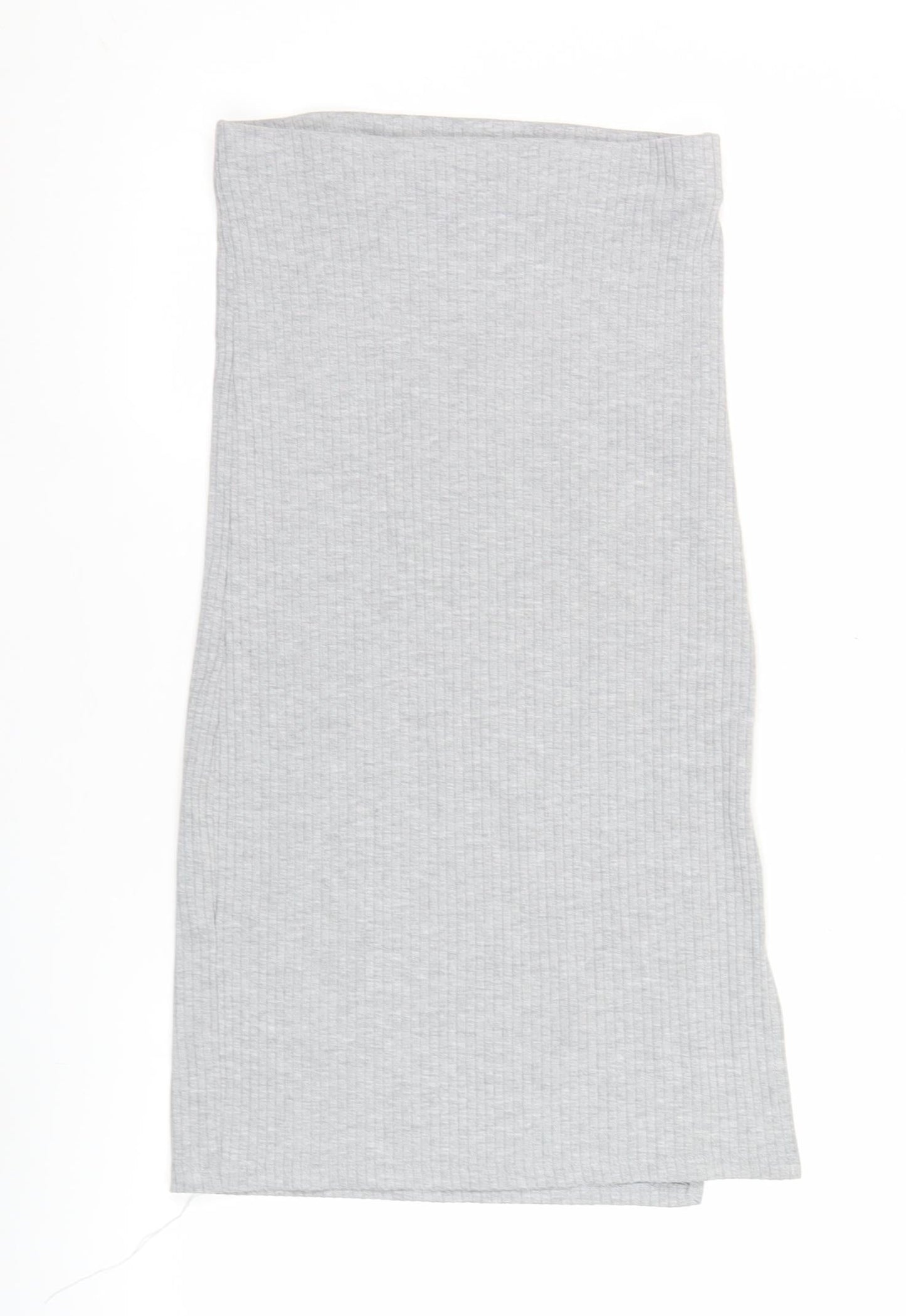 Stradivarius Women’s Grey Pencil Jersey Stretch Skirt Size S