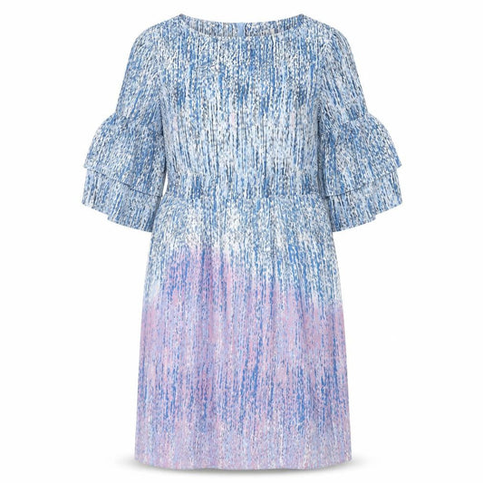 Tu Women’s Multicoloured Size 12 Bell Sleeve Shift Dress
