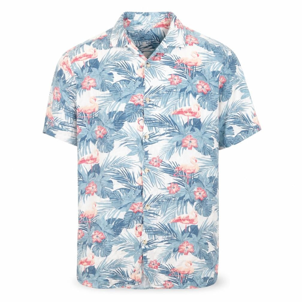 Urban Threads Men's Multicoloured Hawaiian Shirt M Casual Summer