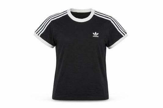 Adidas Womens Black Size 12 Cotton Crew Neck Short Sleeve T-Shirt