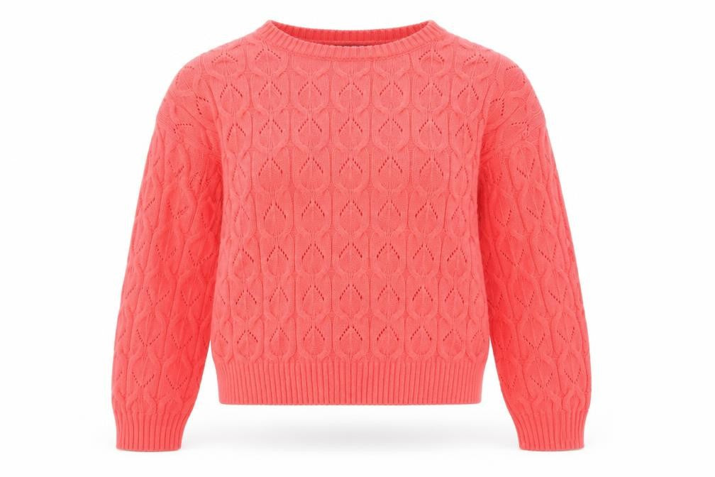 Kelly & Grace Women’s Pink Knit Pullover Jumper Size M