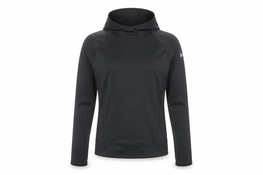 Under Armour Womens Black XS Pullover Hoodie ColdGear Fitted Activewear