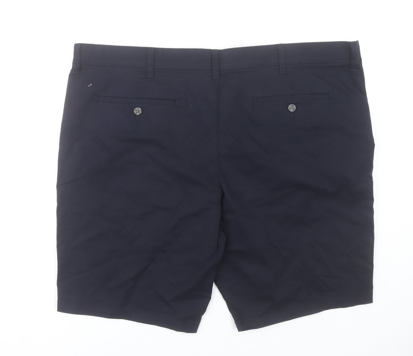Marks and Spencer Men’s Blue Chino Shorts Size 44 Regular Fit