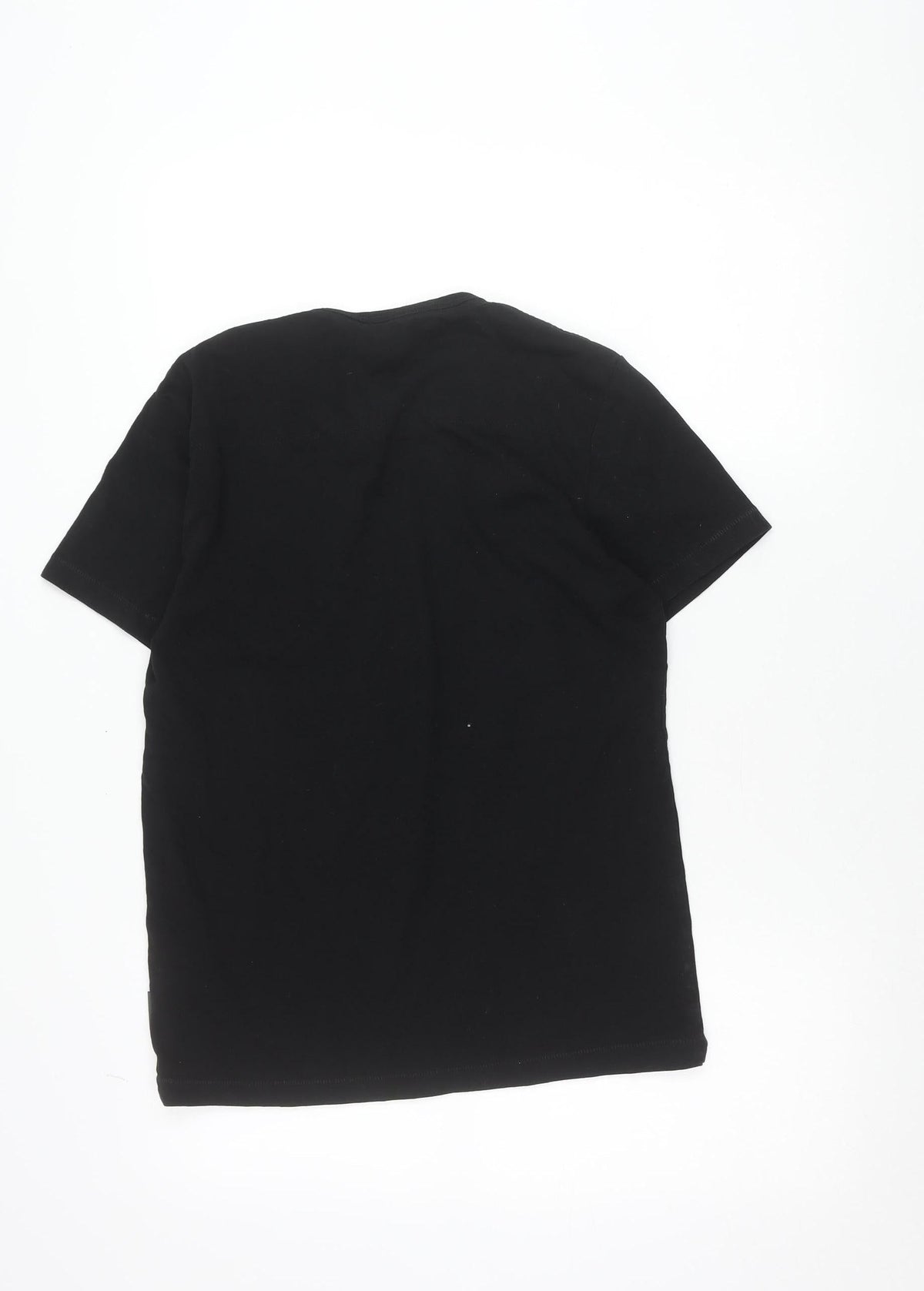 French Connection Men's Black Cotton Crew Neck T-Shirt Size M