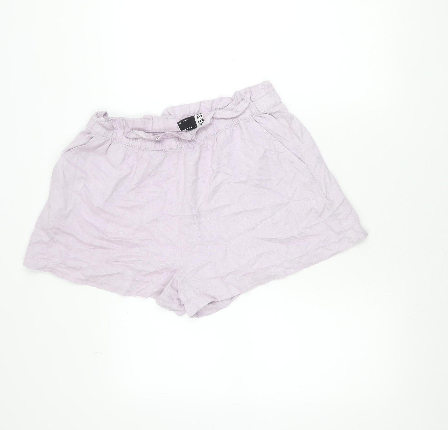 ASOS Design Women’s Purple Linen Blend Tall Culotte Shorts Size 14