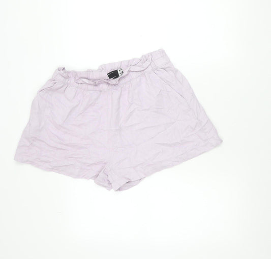 ASOS Design Women’s Purple Linen Blend Tall Culotte Shorts Size 14