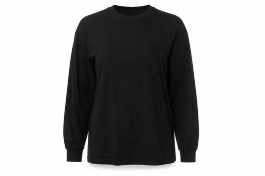 Front view of ASOS Women’s Black Disney Donald Duck jumper, size S