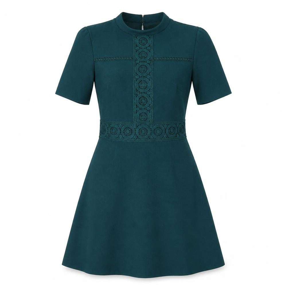 Oasis Women’s Green A-Line Knee Length Dress Size 8