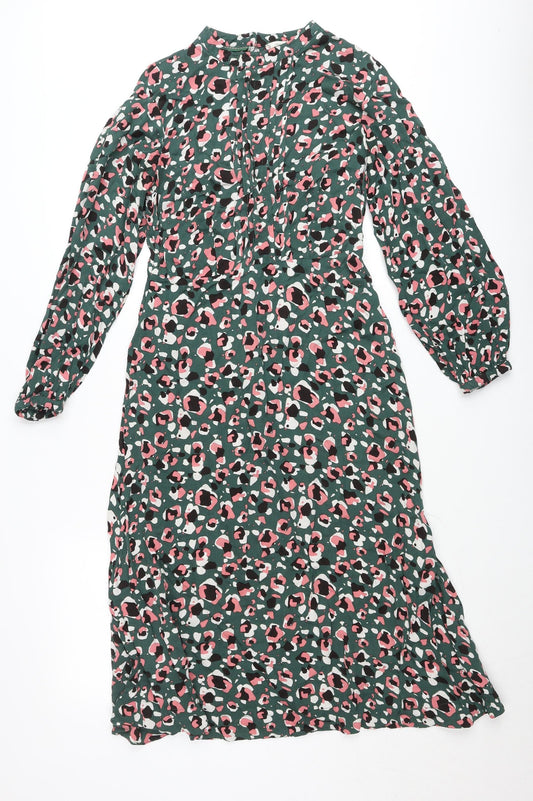 White Stuff Women’s Multicoloured Animal Print Shift Dress Size 8