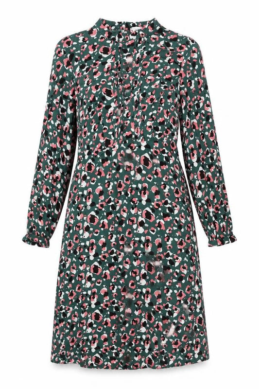 White Stuff Women’s Multicoloured Animal Print Shift Dress Size 8