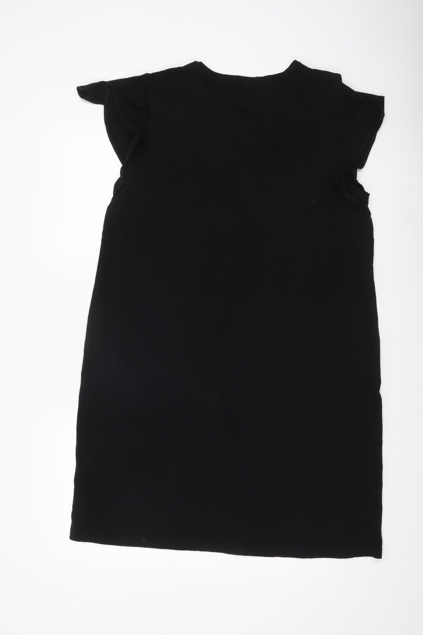 Esmara Women’s Black Shift Dress Size 18/20 Flutter Sleeve Casual Workwear