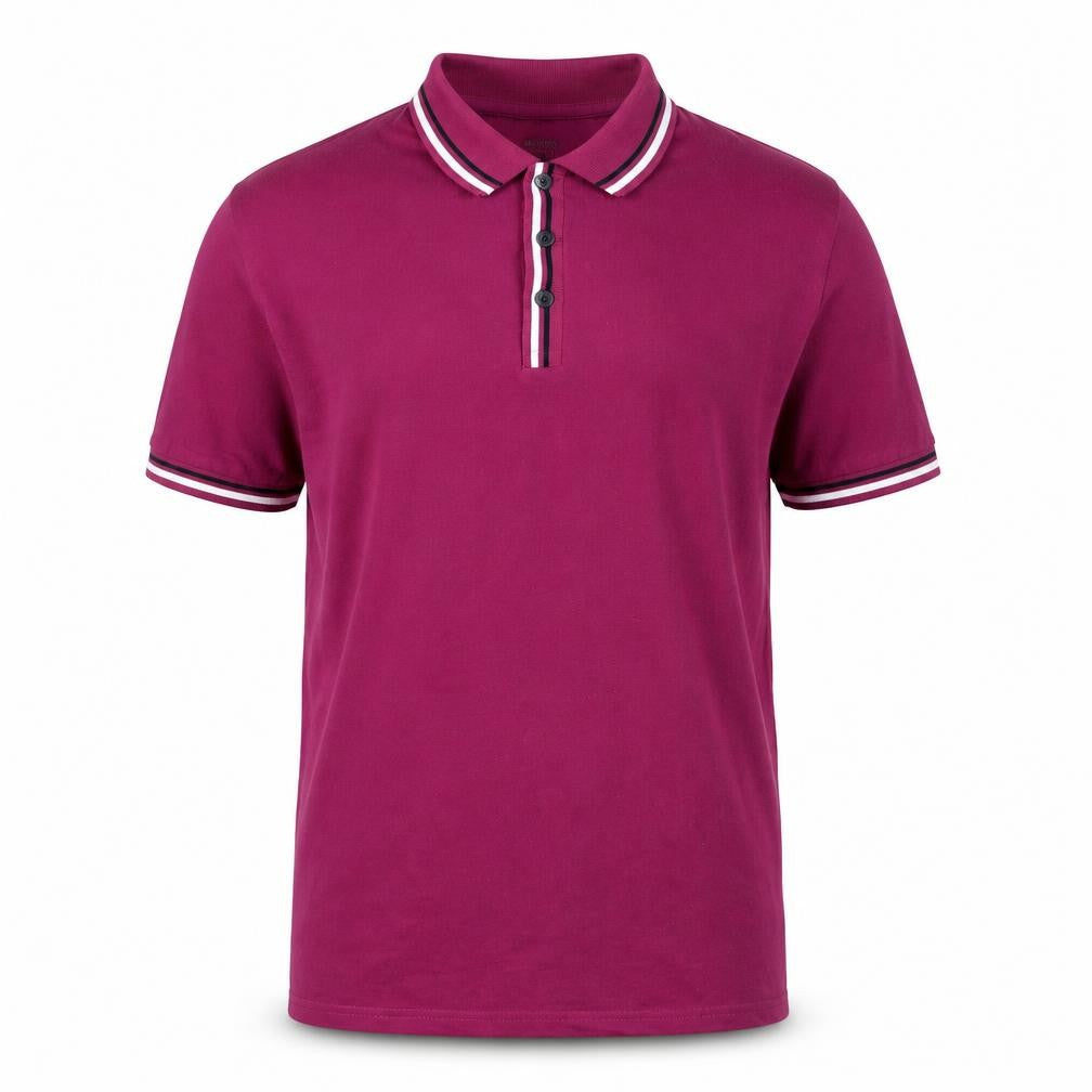 Dunnes Men’s Pink Slim Fit Polo Shirt L Cotton