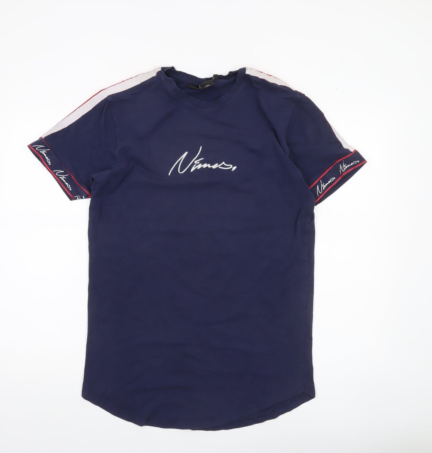 Nimes Men’s Blue M Crew Neck Graphic Short Sleeve T-Shirt