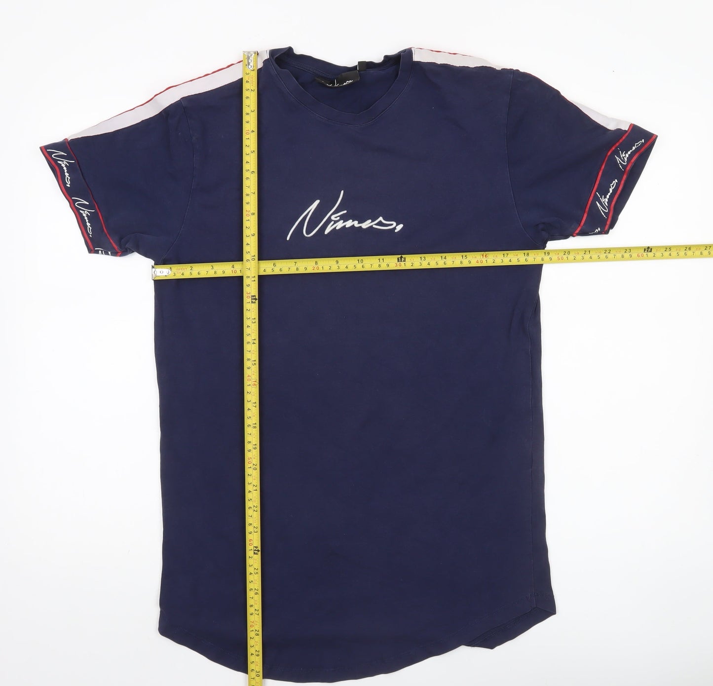 Nimes Men’s Blue M Crew Neck Graphic Short Sleeve T-Shirt
