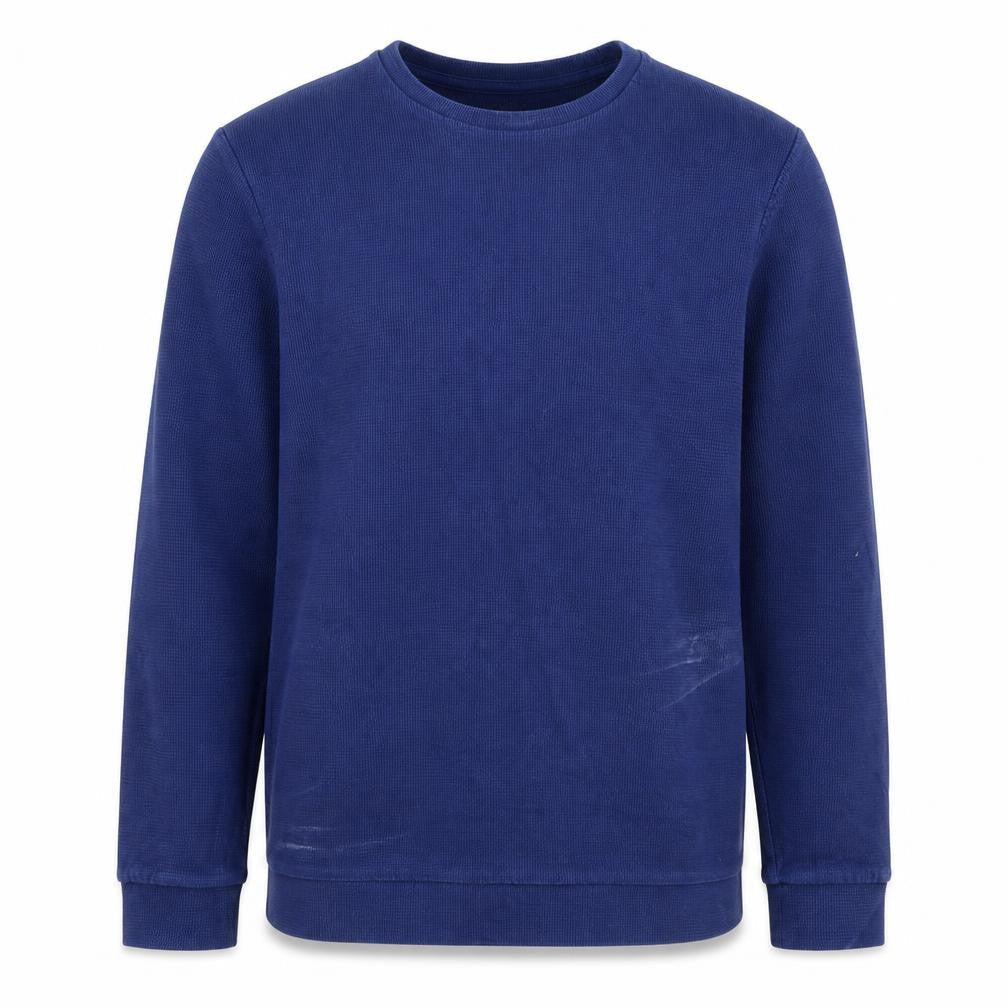 Jasper Conran Men's Blue Small Pullover Sweatshirt Cotton Knit
