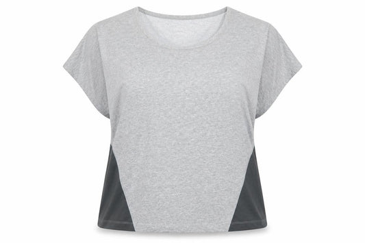 Nike Womens Grey XL Dri-Fit Relaxed Fit Activewear T-Shirt