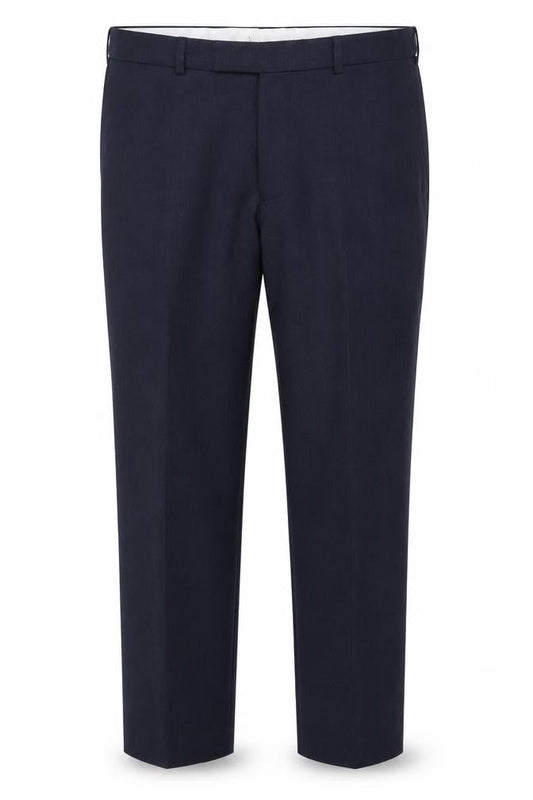 Front view of Dunnes Men’s Navy Blue 36W 29L Dress Pants Trousers