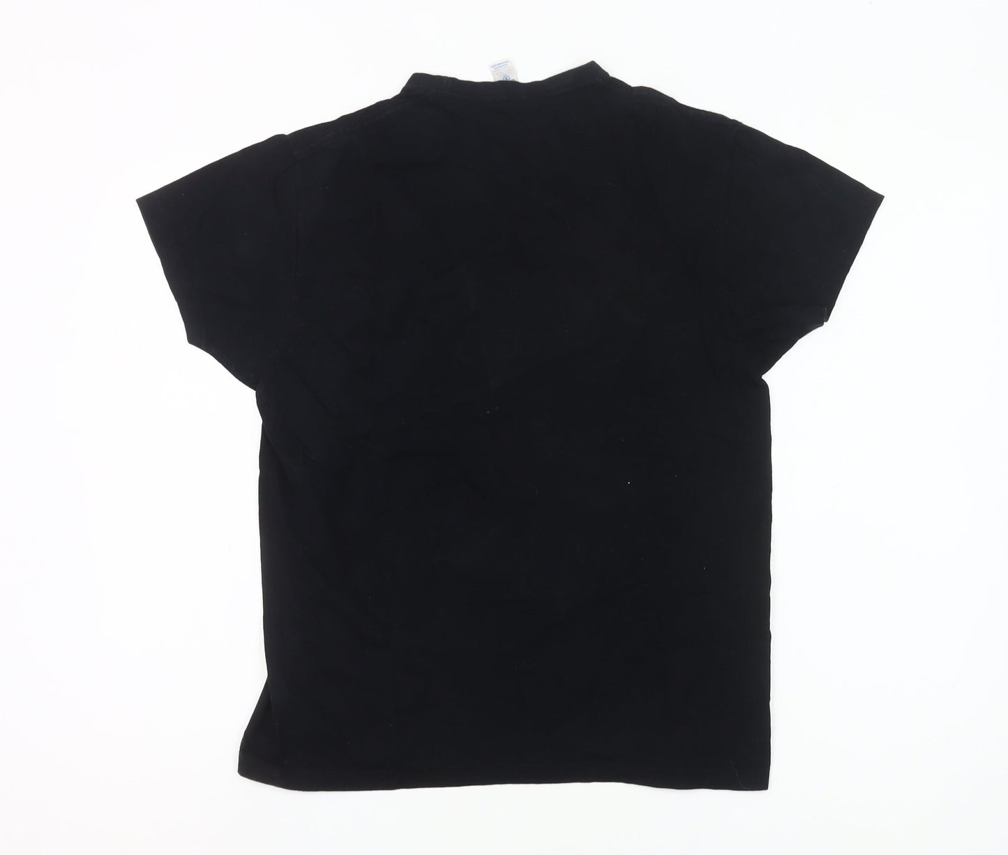 JHK Men’s Black Crew Neck Father Son Friendship Quote T-Shirt Size S