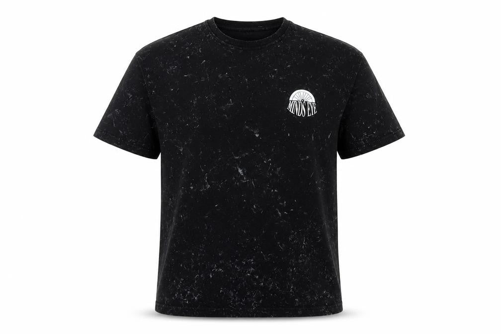 Dunnes Men's Black Minds Eye Medium Relaxed Fit Graphic T-Shirt