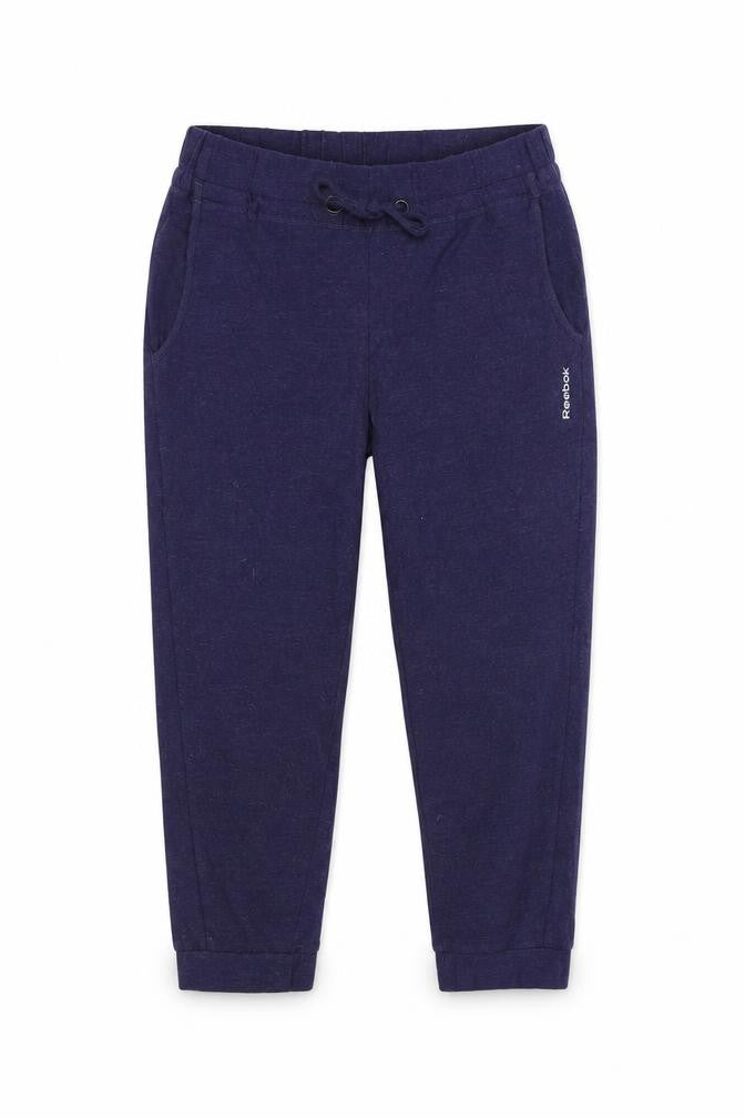 Reebok Womens Blue Jogger Trousers Size 10 Cotton Blend Stretch