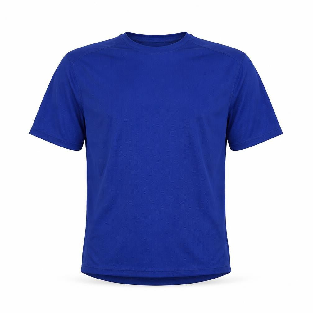 Dunnes Men’s Blue Medium Crew Neck Short Sleeve Polyester T-Shirt
